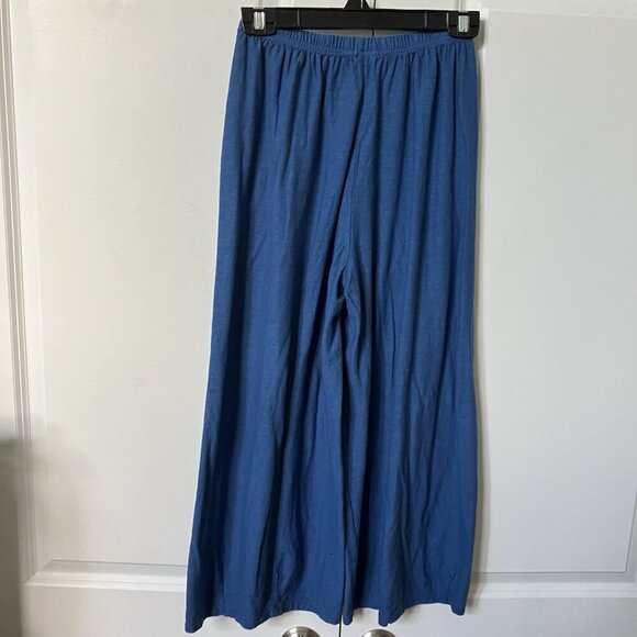 CutLoose Cut Loose Pants Womens XS Blue Linen Blend Cropped Barrel Leg - Picture 4 of 12